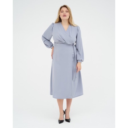 Women's dress Mist, Plus-Size, R.54, gray-blue-5