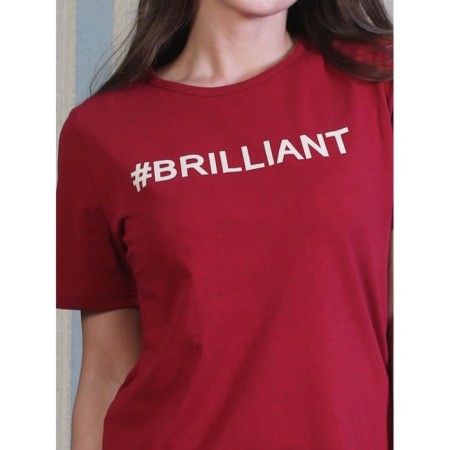 Women's tunic Brilliant, size 48, burgundy color-4