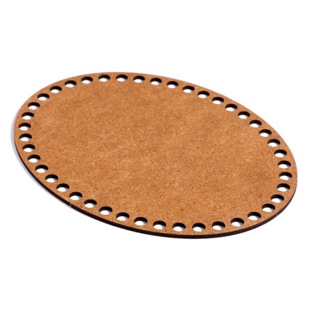 Bottom for knitting, oval - 20 × 15 cm, hdf 3 mm-4