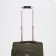 Small suitcase 20 "on lightning, code castle, with extension, khaki color