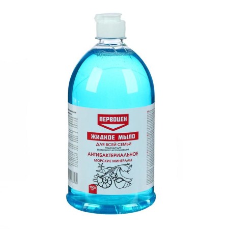 Liquid soap "Pudecen", antibacterial, 1 liter