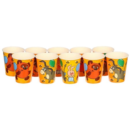 Paper glass "Happy Birthday!", 250 ml, Soyuzmultfilm-4