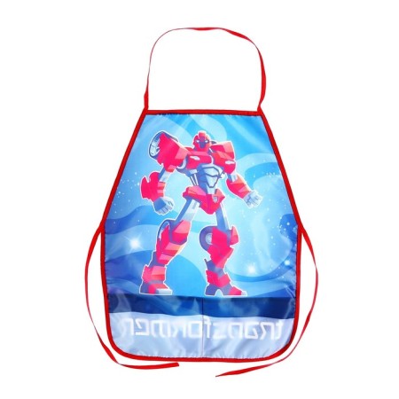 Apron for labor 490 x 390 mm, (height 116-146), FDT-3 "Transformer" gray/red-1