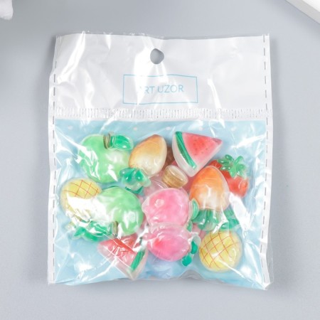 Decor for creativity Plastic "Fruit" mix 1.6x1.5 cm-3
