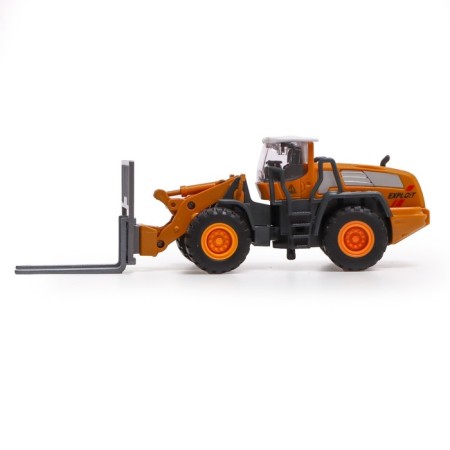 Metal loader "StroyTechnics", movable parts, with plastic elements-1
