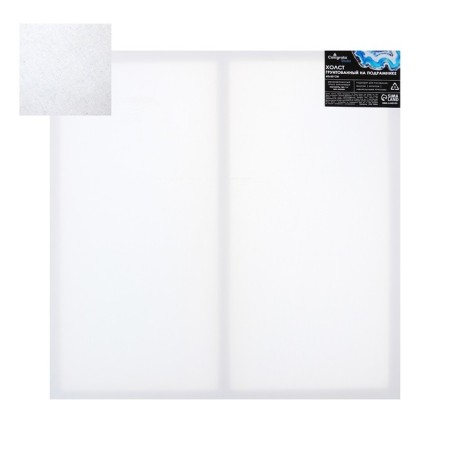 Canvas on a subframe 1.6x60x60 cm, cotton 100%, acrylic soil, fine -grained, 280g/m²