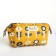Lightning cosmetic bag, yellow color