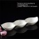 Menja porcelain 3-section Magistro "Blanche", 28 × 8.5 × 4.5 cm, white color