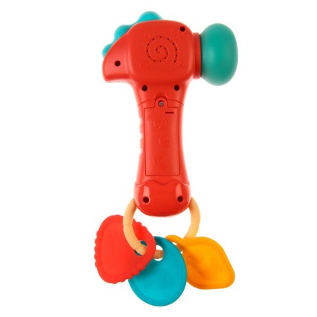 Musical rattle "Hammer", glows, color mix, crush me-2