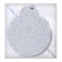 Christmas tree decoration for coloring "Snowman" 4 pcs., Brush