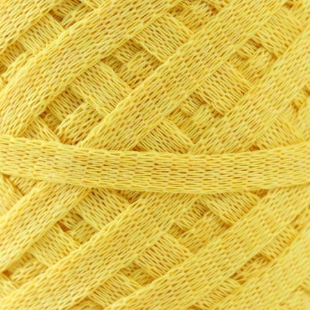 Knitted yarn "Ribbon" 85m/170 ± 5 g (yellow) mix-3