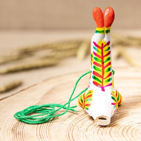 Filimonovskaya toy - whistle "Hare"-11