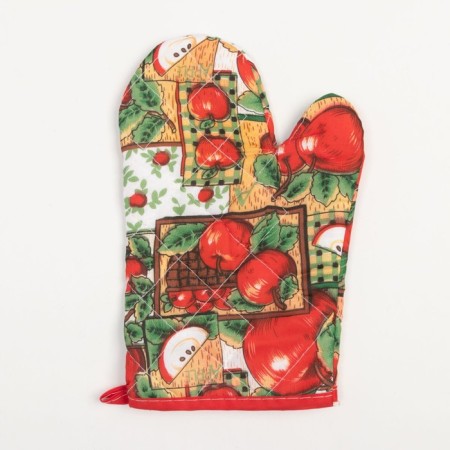 Kitchen set (2 objects) of the “apple tree” shares, a bag 16x16 cm, mittens 25*16 cm, 100% p/e-2