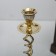 Climber "Virazhi" for 1 candle, brass 7.5x7.5x20.5 cm