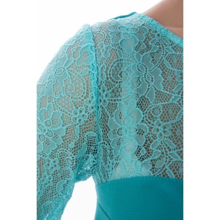 Women's dress, size 42, green color-2