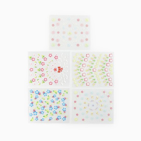 Nail stickers, multi -colored mix-5