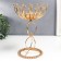 Summary Metal for 1 candle "Temporary loop with balls" gold 27x17x17 cm