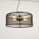 Suspended Citilux “Robin” CL535245, 50x50x120 cm, 4x60W, E14, brown color