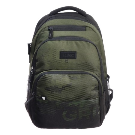 Youth backpack, 45 x 32 x 23 cm, Grizzly 330, ergonomic back, khaki RU-330-7_3-2