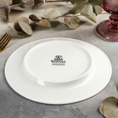 Porcelain dessert porcelain “Julia Vysotskaya”, D = 20 cm, white color-2