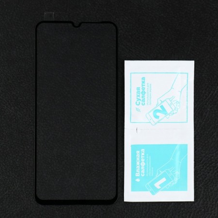 MIUKO protective glass for itel A70, full glue, black frame-2