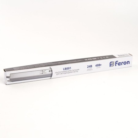Electronic transformer for 24 W LED tape, Feron, LB001, 2A, 48 W-5