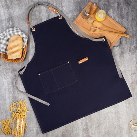 Apron Ethel "Style" Tsv. Sini 70 x 78cm, 100% cotton