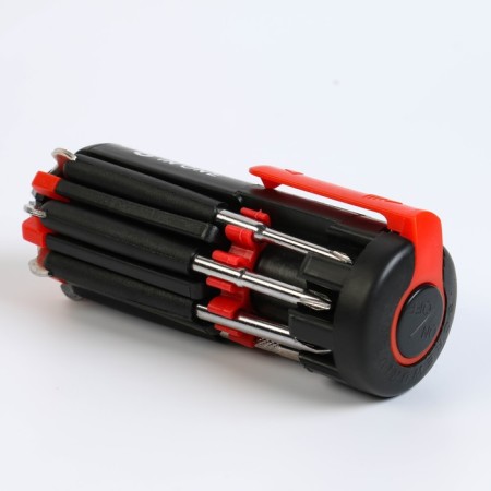 The lantern is multifunctional, multitul 8 in 1 "100 % man", 12 x 4 cm, 3 aa-1