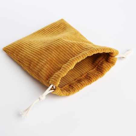 Cosmetic bag - a bag of ties, mustard color-2