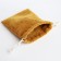Cosmetic bag - a bag of ties, mustard color