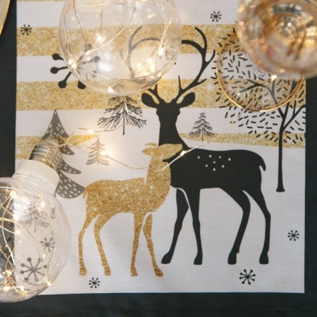 The path to the table "Ethel" deer 30x70 +/- 3 cm, 100% cotton, sarzha 190 g/m2-2