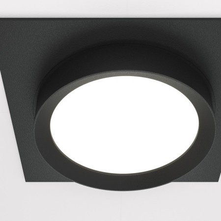 Building lamp Technical DL086-GX53-SQ-B, GX53, 1x15 W, 110x110x52 mm, black-1