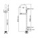 Wasserkraft Main 4153 sink mixer, single -row, floor, brass, chrome
