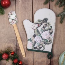 Set Gift shares Rose: mittens-output, silicone blade