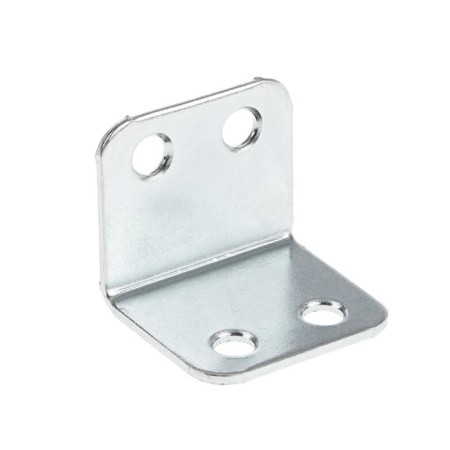 Furniture corner, 26x26 mm, zinc, in packaging 100 pcs.