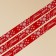 Atlase tape "Happy New Year", red, 4 cm x 22.5 m
