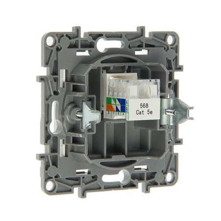 Computer outlet Legrand Etika 672241, RJ45, single, white-1