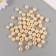 A set of beads "Pearls" d 12 mm, 250 gr, bright beige