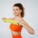 ONLYTOP fitness reset, 30x5x0.07 cm, load 5 kg, yellow color