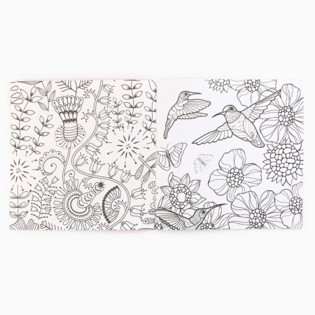 Coloring - anti -stress "Flower patterns", 20 p.-4