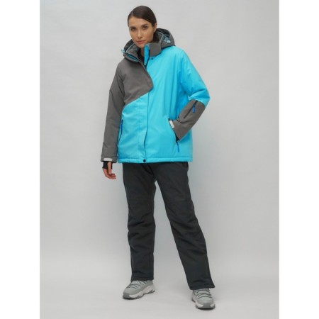 Ski suit female, size 58, blue color-23