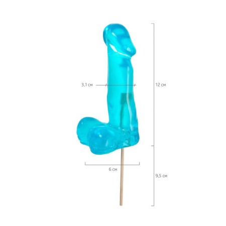 Lollice Sosuchki "Penis Blue Curacao", Blue Color, 173-4