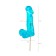Lollice Sosuchki "Penis Blue Curacao", Blue Color, 173