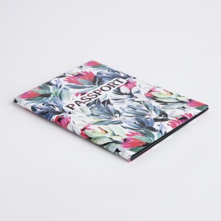 Cover for passport, white/multi -colored color-2