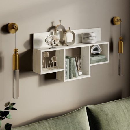Largo regiment 016, wall, hinged, 900x150x500, oak craft white