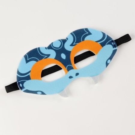 Carnival mask "Cool snake" Blue color-6