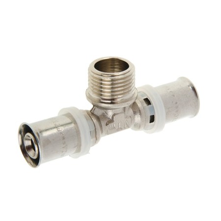 ValTec tee-press, 16 mm x 1/2 "external thread x 16 mm-1