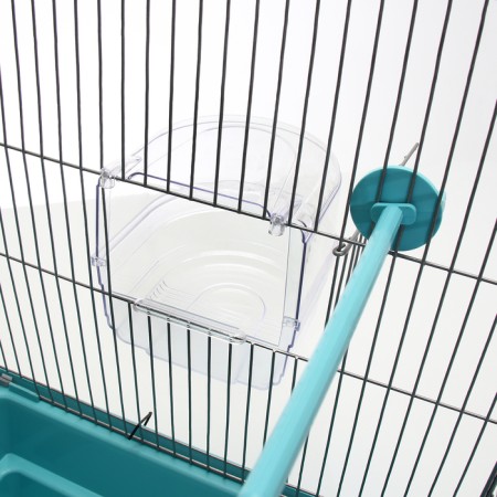 Birds Cage "Pigzon" No. 104-B, collapsible, 2 sections, 58 x 40 x 88 cm, turquoise-9
