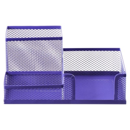 Chancellery trifle stand 3 compartments, metal mesh, purple-2