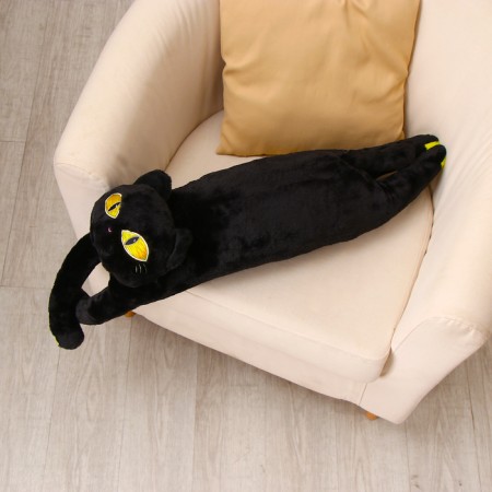 Soft toy "cat", 90 cm, black color-3